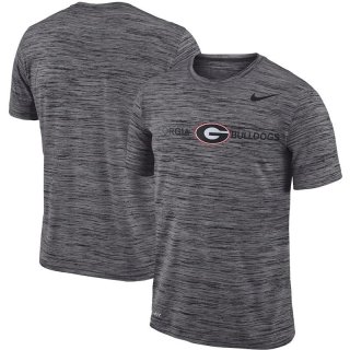 Georgia Bulldogs Gray Velocity Sideline Legend Performance T-Shirt