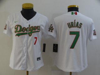 Dodgers-7-Julio-Urias women jersey