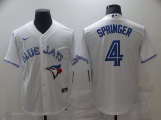 Toronto Blue Jays #4 white jersey