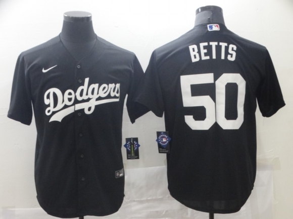 Dodgers-50-Mookie-Betts black jersey