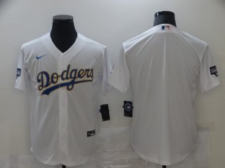 Los Angeles Dodgers blank white game jersey
