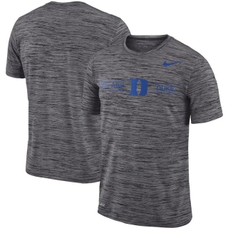 Duke Blue Devils Gray Velocity Sideline Legend Performance T-Shirt