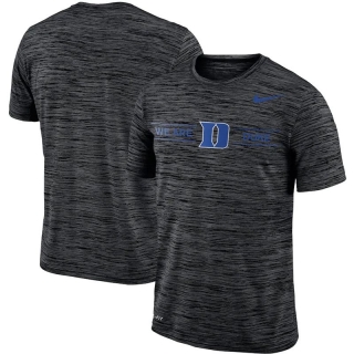 Duke Blue Devils Black Velocity Sideline Legend Performance T-Shirt.