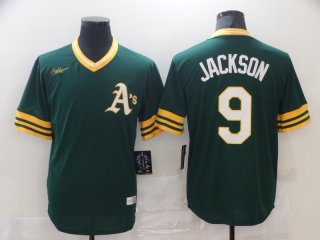 Oakland Athletics #9 jackson green jersey