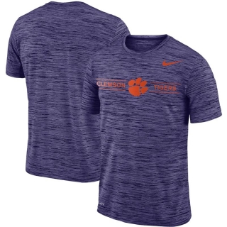 Clemson Tigers Purple Velocity Sideline Legend Performance T-Shirt
