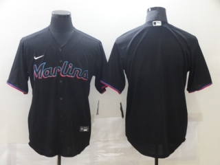 Miami Marlins blank black jersey