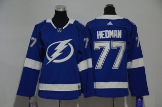 Lightning-77-Victor-Hedman-Blue-Women-Adidas-Jersey