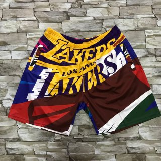 Lakers-Color-Big-Face-With-Pocket-Swingman-Shorts