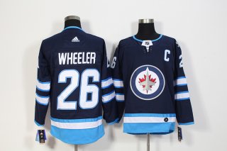 Winnipeg-Jets-26-Blake-Wheeler-Navy-Adidas-Jersey