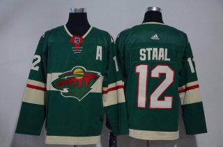 Wild-12-Eric-Staal-Green-Adidas-Jersey