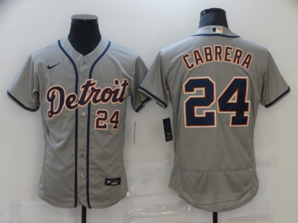 Tigers-24-Miguel-Cabrera gray jersey