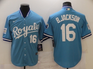 Royals-16-Bo-Jackson light blue jersey