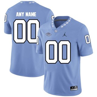 North-Carolina-Tar-Heels-Men's-Customized-Blue-College-Football-Jersey
