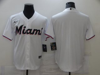 Miami Marlins blank white jersey