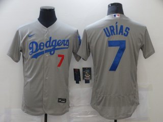 Dodgers-7-Julio-Urias gray jersey
