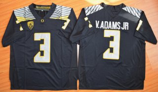 Oregon Ducks Vernon Adams Jr. #3 NCAA Football Limited Jersey - Black