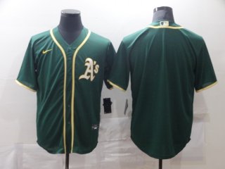 Oakland Athletics green blank jersey