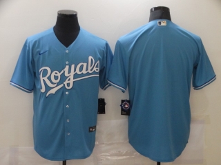 Kansas City Royals blank blue jersey