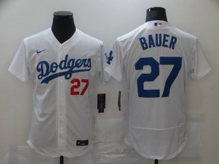 Los Angeles Dodgers #27 white jersey