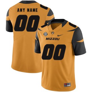 Missouri-Tigers-Customized-Gold-Nike-College-Football-Jersey