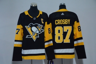 Penguins-87-Sidney-Crosby-Black-Youth-Adidas-Jersey