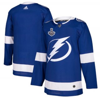 Men's Tampa Bay Lightning Blank 2021 Blue Stanley Cup Final Bound Stitched NHL Jersey