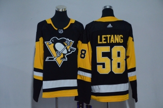 Penguins-58-Kris-Letang-Black-Youth-Adidas-Jersey