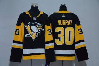 Penguins-30-Matt-Murray-Black-Youth-Adidas-Jersey