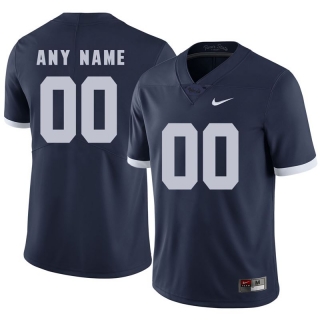 Penn-State-Nittany-Lions-Navy-Men's-Customized-College-Football-Jersey