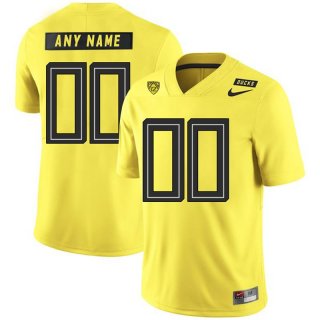 Oregon-Ducks-Yellow-Men's-Customized-Nike-College-Football-Jersey