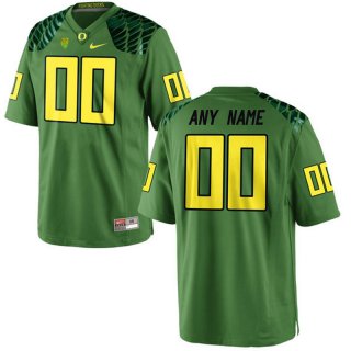Oregon-Ducks-With-Yellow-Number-Green-Men's-Customized-College-Jersey
