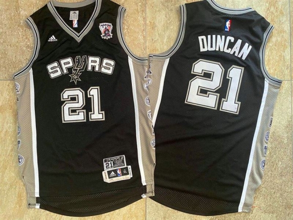 Spurs-21-Tim-Duncan-Black-Retired-Commemorative-Edition-Swingman-Mesh-Jersey