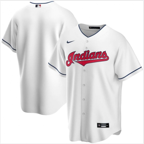 Cleveland Indians blank white new jersey