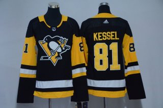 Penguins-81-Phil-Kessel-Black-Women-Adidas-Jersey