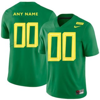 Oregon-Ducks-Apple-Green-Men's-Customized-College-Football-Jersey