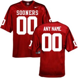 Oklahoma-Sooners-red-Customized-Jerseys