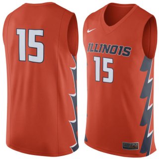 Nike-Illinois-Fighting-Illini-15-Orange-Basketball-College-Jersey