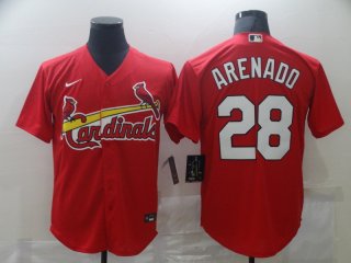 St. Louis Cardinals #28 red jersey