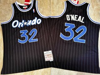 Magic-32-Shaquille-O'Neal-Black-1994-95-Hardwood-Classics-Jersey