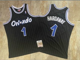 Magic-1-Anfernee-Hardaway-Black-1994-95-Hardwood-Classics-Jersey