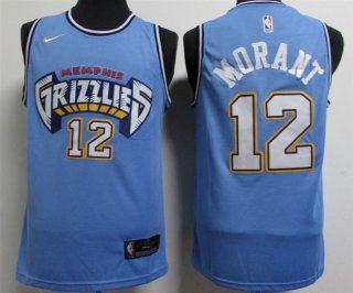 Grizzlies-12-Ja-Morant-Blue-City-Edition-Nike-Swingman-Jersey