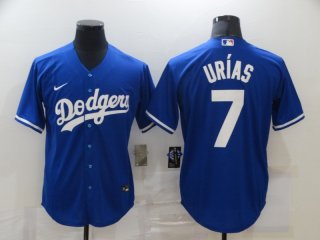 Dodgers-7-Julio-Urias-Royal-2020-Nike-Cool-Base-Jersey