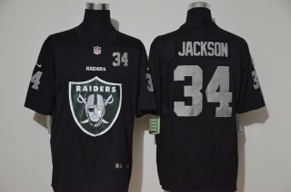 Nike-Raiders-34-Bo-Jackson-Black-Team-Big-Logo-Number-Vapor-Untouchable-Limited-Jersey