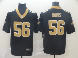 Nike-Saints-56-DeMario-Davis-Black-Vapor-Untouchable-Limited-Jersey