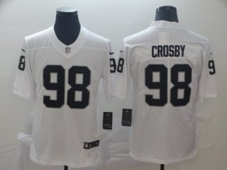 Nike-Raiders-98-Maxx-Crosby-White-Vapor-Untouchable-Limited-Jersey