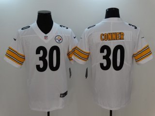Nike-Steelers-30-James-Conner-White-Vapor-Untouchable-Player-Limited-Jersey