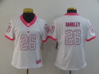 Nike-Giants-26-Saquon-Barkley-White-Pink-Women-Rush-Fashion-Limited-Jersey (1)