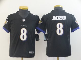 Nike-Ravens-8-Lamar-Jackson-Black-Youth-Vapor-Untouchable-Limited-Jersey