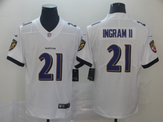 Nike-Ravens-21-Mark-Ingram-II-White-Vapor-Untouchable-Limited-Jersey