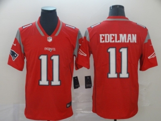 Nike-Patriots-11-Julian-Edelman-Red-Inverted-Legend-Limited-Jersey